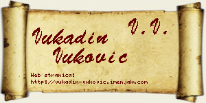 Vukadin Vuković vizit kartica